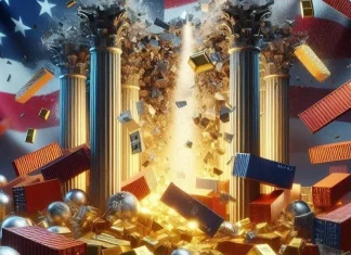 Vàng hoạt động quanh mức thấp nhất 5 tuần, khi các yếu tố tích cực trên thị trường làm tăng đáng kể khẩu vị rủi ro