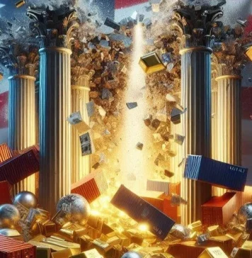 Vàng hoạt động quanh mức thấp nhất 5 tuần, khi các yếu tố tích cực trên thị trường làm tăng đáng kể khẩu vị rủi ro