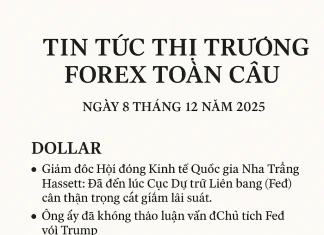 Bản tin Ngoại hối toàn cầu (Ngày 8 tháng 12 năm 2025)