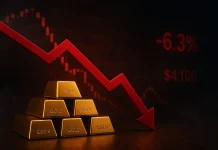 Vàng giảm sốc đầu tuần khi đe dọa leo thang của Trump biến xung đột thành áp lực lạm phát