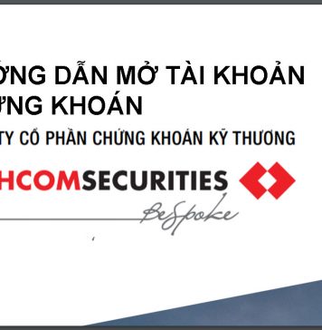 Hướng dẫn mở tài khoản chứng khoán tại Techcombank, Techcom securities (TCBS)
